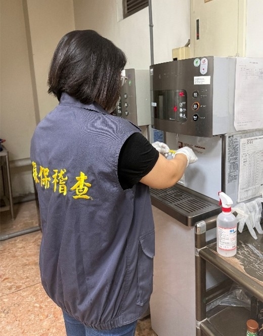 Drinking Water Sampling at Water Dispenser